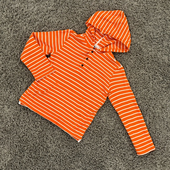 Janie and Jack Other - Janie and Jack boys Henley hooded striped shirt, size 7